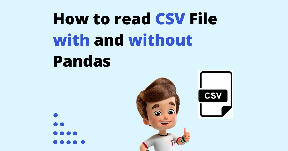 Read CSV without Pandas