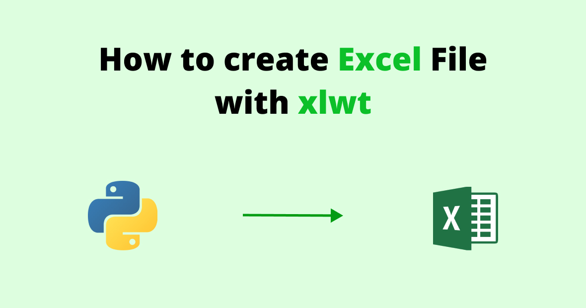 Create excel with python